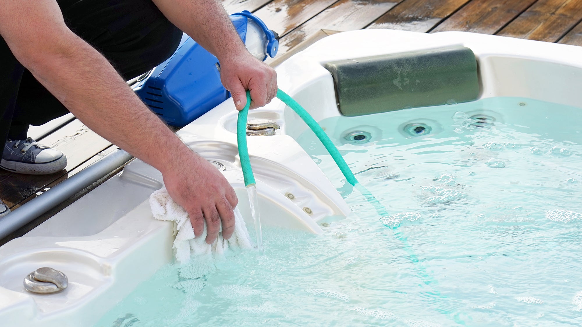 Hot Spring Clean How To Disinfect Or Clean Your Hot Tub | The Cover Guy