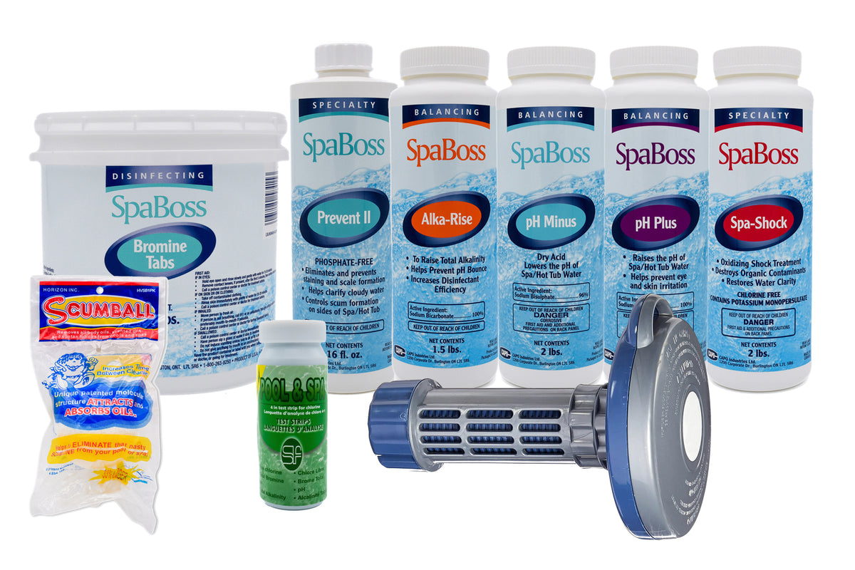 Spa Boss Bromine Bundle Hot Tub Chemicals The Cover Guy